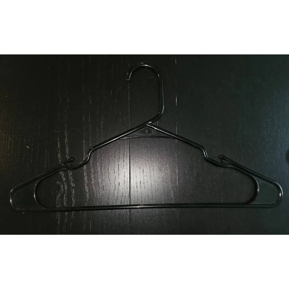 Essentials Black Plastic Adult-Sized Hangers, 11-ct.